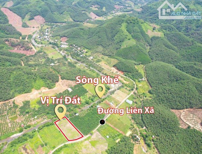 Bán đất vườn Khánh Thành giáp sông Khế QH full thổ cư - mặt tiền đường nhựa Liên Xã - 1
