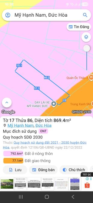 Mặt Tiền Tỉnh Lộ 824 kề bên Cầu Lớn Hóc Môn,.15x60 ful thổ cư,XD tự do - 7