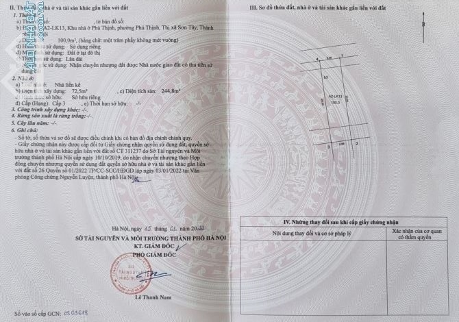 BIỆT THỰ LK PHÚ THỊNH SƠN TÂY HÀ NỘI - KINH DOANH GIÁ MỀM 6 TỶ
