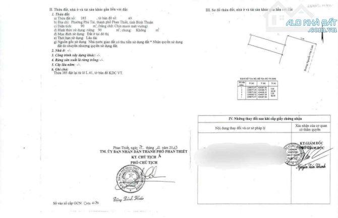 Bán lô mặt tiền nguyễn văn linh, phú tài gần cầu văn thánh giá chỉ 3ty6 - 1