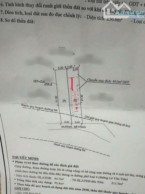 Bán nhà cấp 4 (5x25m), hẻm Lê Văn Tiên p. Tân Đông Hiệp - 1