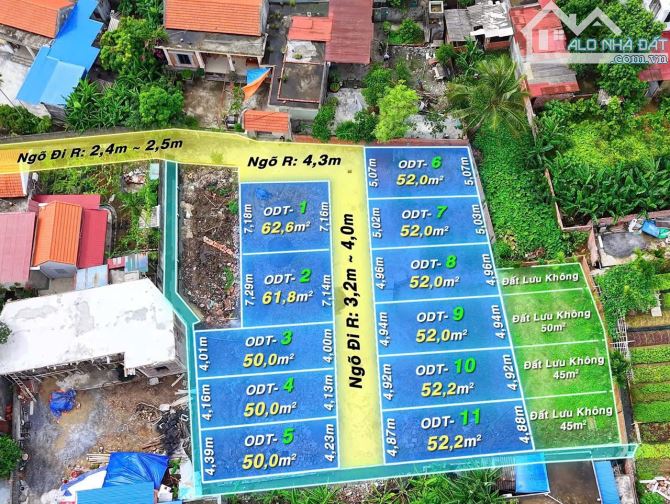 MỞ BÁN 11 LÔ ĐẤT ĐẸP TẠI THUỶ ĐƯỜNG - Giá đầu tư hợp lý  Vị trí: Thuỷ Đường - Thuỷ Nguyên - 1