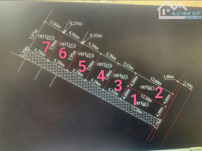 Chuyển nhượng đất phân lô DT từ 42m2 đến 48m2 tại Đất Đỏ, Kiến An - 2