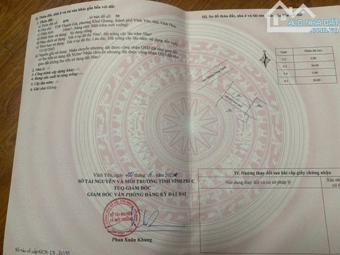 💥Bán Nhà 2 tầng kinh doanh p. khai quang, Vĩnh Yên. Sử dụng 140m2 - 4