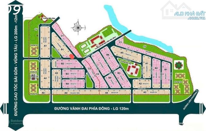 BÁN LÔ ĐẤT ĐẸP ĐỐI DIỆN CÔNG VIÊN KDC KHANG AN Q9