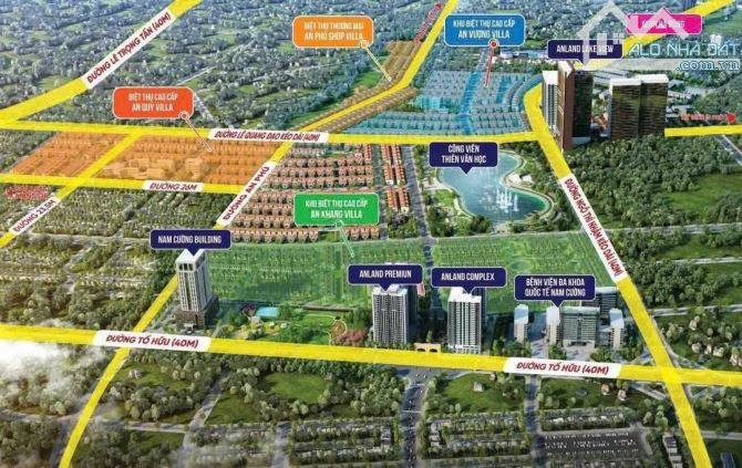 Bán siêu phẩm lô góc kinh doanh mặt đường Lê Quang Đạo kéo dài rộng 40m, 204m2 MT20m