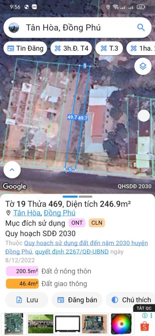 Bán lô đất ngay ngã 4 tuyến 3 và Đường Huyện Tân Hoà - 1