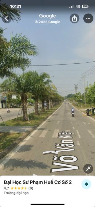 🌟 BÁN ĐẤT MẶT TIỀN VÕ VĂN KIỆT – AN TÂY – TP. HUẾ 🌟 DT:144M (6x25) -ĐƯỜNG 44M-GIÁ 5 TỶ - 1