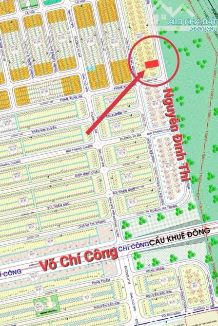 Đất biệt thự 300m2 Nguyễn Đình Thi view sông, khu VIP tại Hoà Xuân - 1