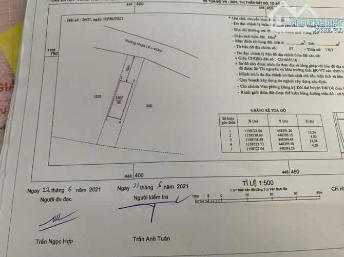 Bán đất Đất Đỏ đường nhựa Cao Văn Ngọc 198m ngang 6x33 Sẵn Thổ cư - 3