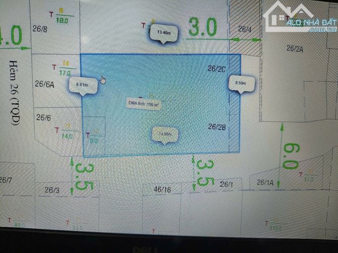 BÁN NHÀ 26/2B-2C TRẦN QUANG DIỆU Q3 DT 8.5x14M – 3 TẦNG – CHỈ 15 TỶ - 2