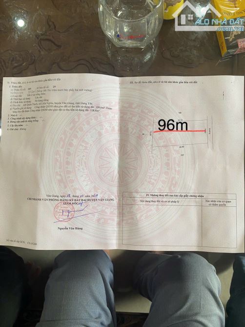 Bán 96m đất thôn AB Quán Trạch. Hàng FO giá tốt. Chỉ 29tr/m. Đường 4m oto đỗ cửa - 2
