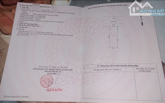 Đất mặt tiền kinh doanh KDC Đông An, phường Tân Đông Hiệp, Tp Dĩ An - 4