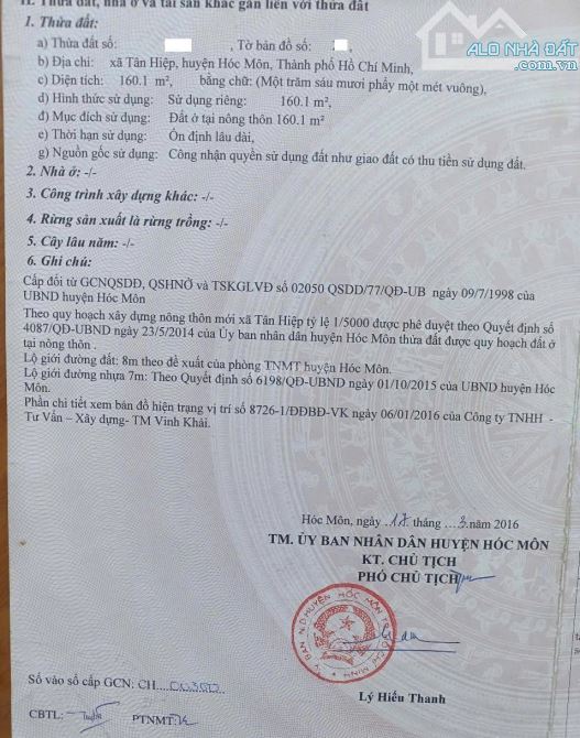 Chú tư đang ngộp ! Bán gấp dãy trọ 6P ở Huỳnh Thị Mài , Tân Hiệp 160m2 SHR giá 1 tỉ 320tr - 4