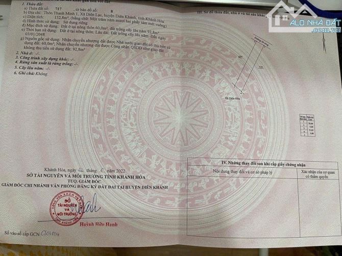 Bán đất Diên Lạc giá rẻ thôn Thanh Minh gần Tỉnh Lộ 2 - 5