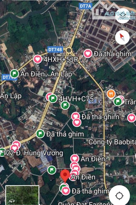 BÁN ĐẤT MT DH606, P.AN ĐIỀN, TP.BẾN CÁT, DT:14x56, TC100M2, SHR, GIÁ 3,2 TỶ - 5