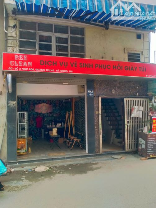 Cho thuê MBKD, Tầng 1 ,dt 35m2 số 2 ngõ 804 Quang Trung ,  Hà Đông  giá 7.5tr - 6