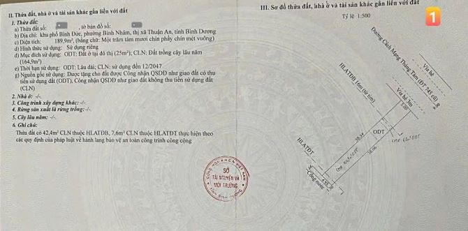 2 lô đất 189,9m2 10ty TL / Lô  MT đường Cách Mạng Tháng Tám p.Bình Nhâm - 7