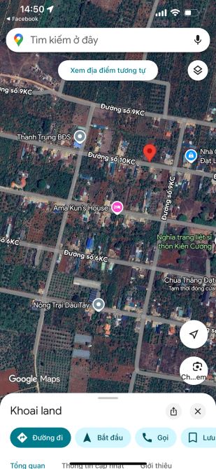 🦊🦊Bán nhanh lô đất mặt tiền 10KC Hoà Thuận , Đạt Lí phường Tân an🦊🦊