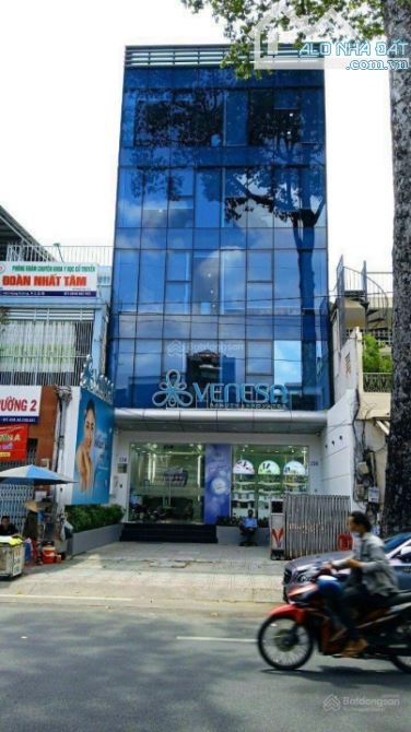 Tin thật, bán nhà MT 188 - 190 Lý Thái Tổ p1 Quận 3, 9x25m KC 7 tầng, HDT 160tr/tháng
