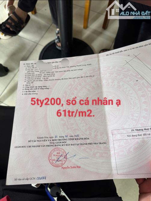 LÔ ĐẸP GIÁ ĐẦU TƯ KHU ĐÔ THỊ AN BÌNH TÂN, PHƯỚC LONG, ĐƯỜNG 13M, SỔ CÁ NHÂN