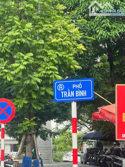 Thật 100%! Bán tòa nhà 8 tầng mặt phố Trần Bình, DT 80m, MT 5m, dòng tiền 85tr/tháng
