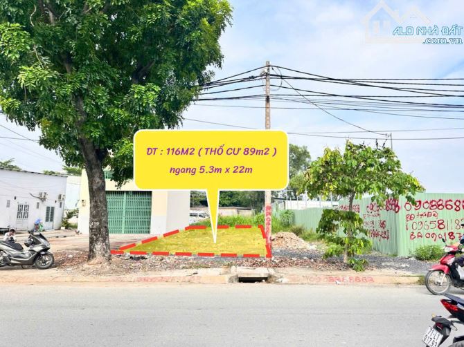 BÁN TRONG THÁNG , MẶT TIỀN ĐƯỜNG NGÔ CHÍ QUỐC , P.BÌNH CHIỂU , THỦ ĐỨC . 6,8 tỷ 116m2