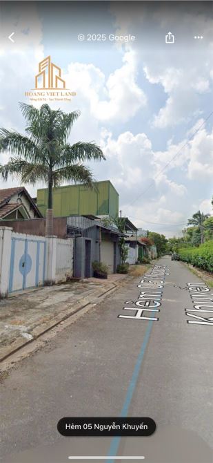 Bán đất hẻm 181 Nguyễn Khuyến Dt:15,4x32m (thổ cư 100%) Tây Nam - giá 13 tỷ!