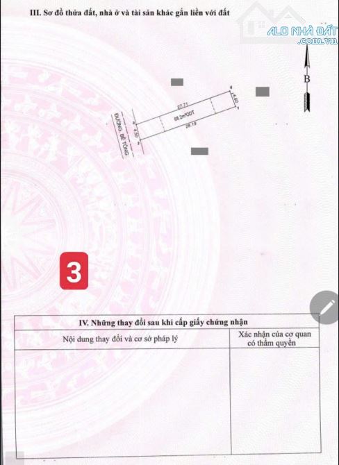 Đất gần làng đại học quốc gia, phường Bình Thắng, TP Dĩ An. 3,3 tỷ - 10