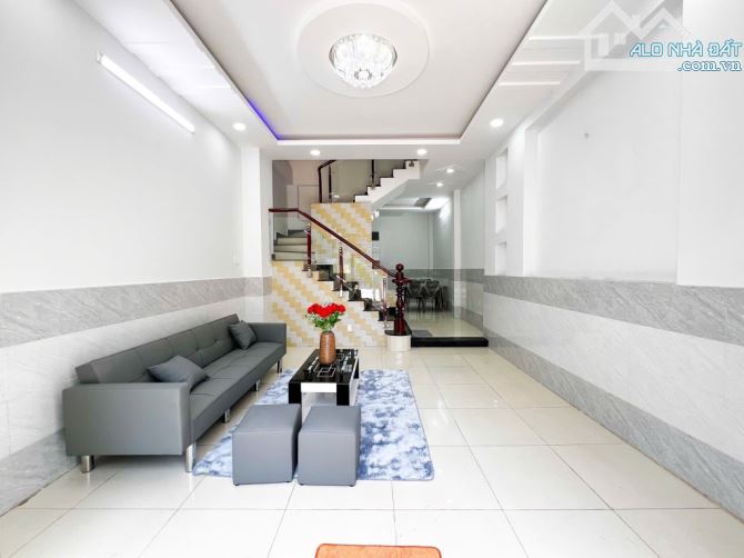 Bán nhà 3 tầng, 50m2, hẻm xe hơi, gần cầu phú xuân, thị trấn nhà bè, giá 5.8 tỷ - 1