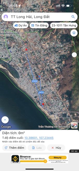 Bán Đất Xã Long Hải, TP HCM, vị trí cách bãi biển 2km, tiềm năng đầu tư sinh lời cao - 1