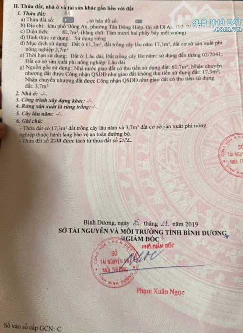Bán nhà 1 trệt 2 lầu MT kinh doanh p.Tân Đông Hiệp Tp.Dĩ An giá 5ty TL M6982 - 13