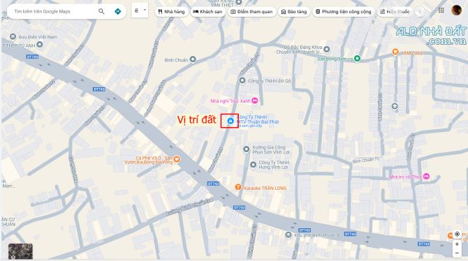 Bán đất 5x25.9m, mặt tiền Bình Chuẩn 39 p. Bình Chuẩn gần chợ Bình Phước B - 2