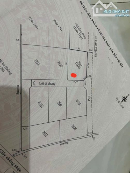BÁN ĐẤT BIỆT THỰ 214M GIÁ 7 TỶ CÒN THƯƠNG LƯỢNG HẺM CAO THẮNG - 2