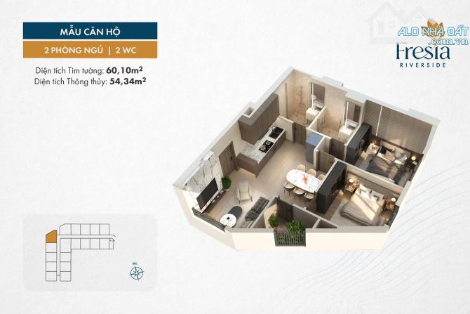 Chỉ từ 450 triệu – Sở hữu căn hộ ven sông ngay trung tâm Biên Hòa - 2