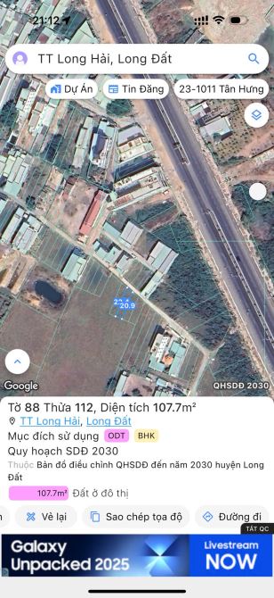Cần Ra Đi  Nhanh Lô Đất Toạ Lạc Tại Thị Trấn Long Hải Huyện Long Đất - 2