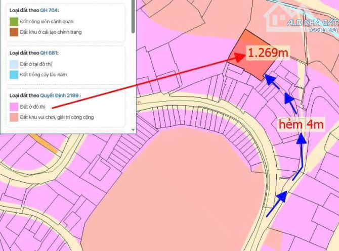 Đất biệt thự Tô Hiến Thành - P3 Đà Lạt - 1269m2 - giảm chỉ còn 30 tỷ - 3