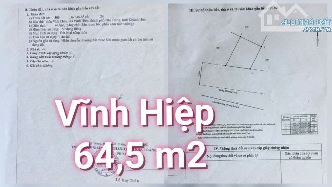 bán đất thổ cư 64.5m2 ngang 7.6m đường 4m giá 1.65 tỷ khu vĩnh châu, nhận ký gửi nhà đất - 3