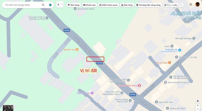 Bán đất 5x38m, mặt tiền đường Cách Mạng Tháng 8 p. Bình Nhâm - 3