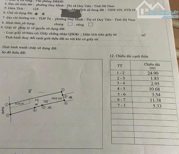 3ty040 LÔ ĐẤT GIÁ ĐẦU TƯ SIÊU TỐT – NGAY CẠNH KCN ĐỒNG VĂN 1–2 - 4