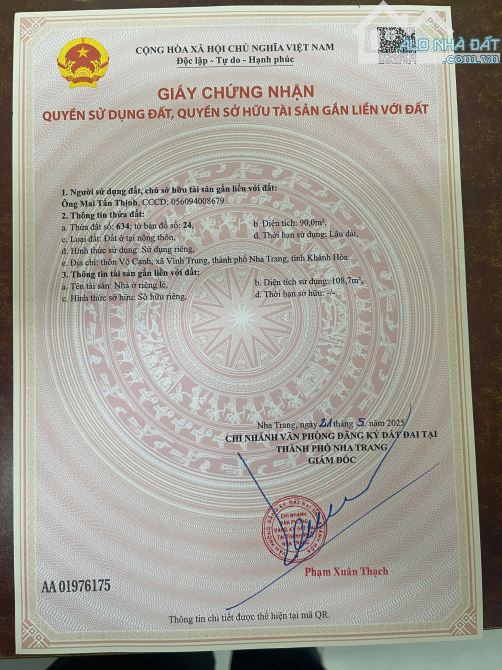 Bán nhà ngay sau UBND Vĩnh Trung Nha Trang - 8