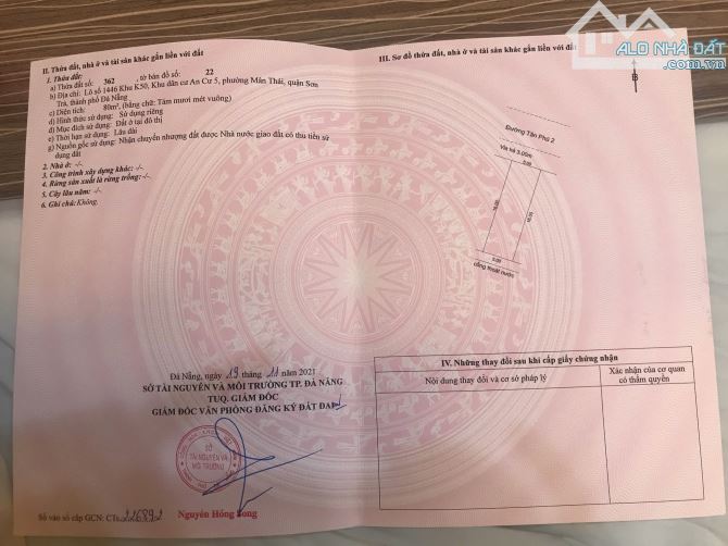 ⭐️⭐️⭐️ ĐẤT 39 TÂN PHÚ 2 - ĐỐI DIỆN CÔNG VIÊN - GIÁ TỐT - 1