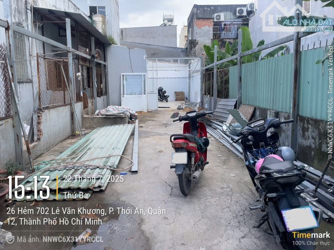 Bán Nhanh Đất 5x20m Đường Lê Văn Khương P.Thới An Quận 12 Giá 5.3 Tỷ TL
