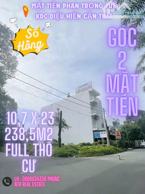 NỀN GÓC 2 MẶT TIỀN PHAN TRỌNG TUỆ DIỆU HIỀN CẦN THƠ