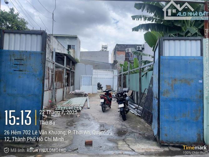 Bán Nhanh Đất 5x20m Đường Lê Văn Khương P.Thới An Quận 12 Giá 5.3 Tỷ TL - 1