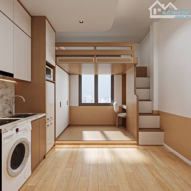 BÁN TOÀ CHDV PHỐ HÀO NAM 50m2 - 7 tầng thang máy - 3.5m mặt tiền - 15.5 Tỷ - Dòng tiền tốt - 1