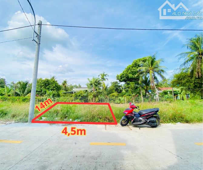 Nền thổ cư _dt 63m2 tại KCN Thuận đạo, khu đông dân cư, Đường xe hơi, SHR - giá chỉ 880 tr - 1