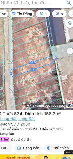 CHỦ NGỘP CẦN RA GẤP LÔ ĐẤ ĐẸP NGAY THỊ TRẤN LONG HẢI CẮT LỖ CHỈ 1,2 TỶ - 1