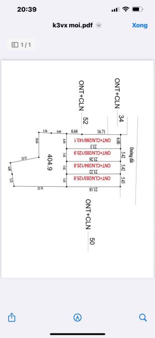 Bán đât Vạn Xuân - Tam Nông dt 500m2 giá chỉ hơn 400tr - 1