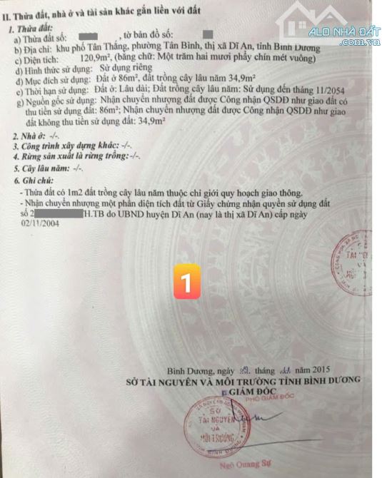 Bán đất 9x50m, mặt tiền Nguyễn Thị Minh Khai p. Tân Bình - 2